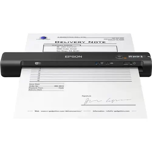 Scaner mobil, Epson WorkForce ES-60W, Negru
