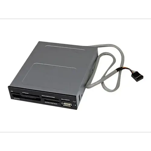 Card reader, StarTech, USB 2.0, Negru