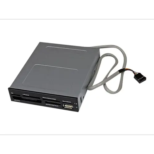 Card reader, StarTech, USB 2.0, Negru