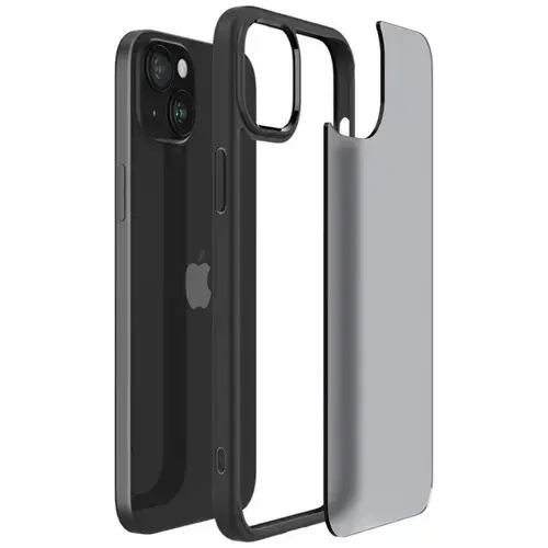 Husa Protectie Spate Spigen ACS06656 Ultra Hybrid pentru Apple iPhone 15 Plus (Negru)