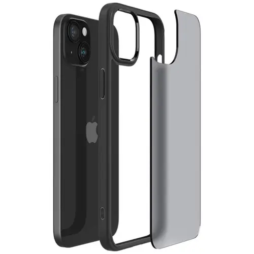 Husa Protectie Spate Spigen ACS06656 Ultra Hybrid pentru Apple iPhone 15 Plus (Negru)