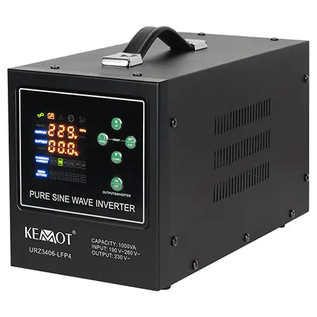 UPS Centrale termice Kemot URZ3406-LFP4, Sinus PUR 1000VA/700W (Negru)
