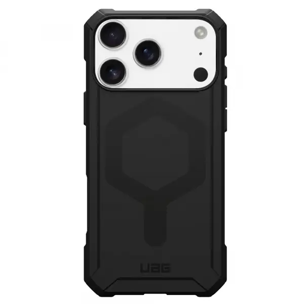Husa MagSafe pentru Apple iPhone 17 Pro Max, Urban Armor Gear, Essential Armor, Neagra