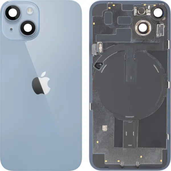 Capac Baterie Apple iPhone 14, Albastru, Swap