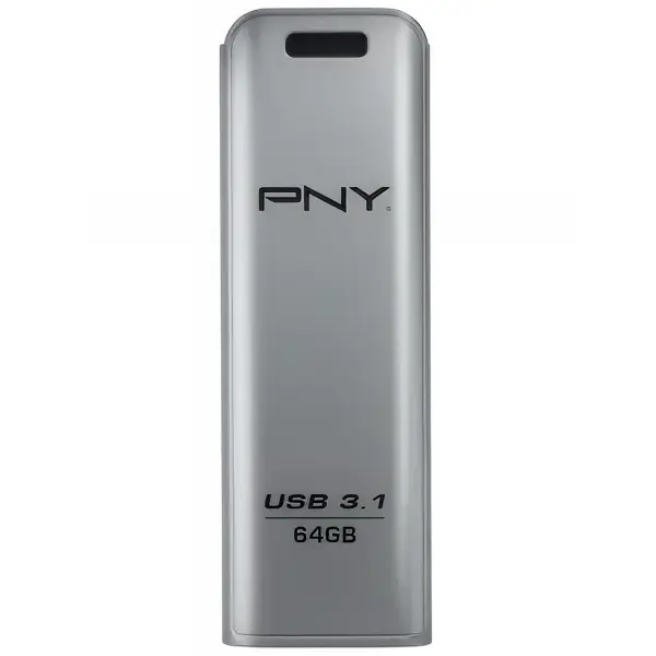 Memorie Externa USB-A 3.1 PNY Elite Steel, 64Gb FFD64GESTEEL31G-EF