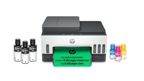 Multifunctional Inkjet HP Smart Tank 790 All-in-One, CISS, A4, Retea, Wi-Fi Direct, Bluetooth, ADF, Duplex