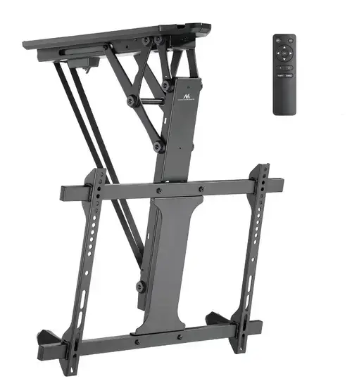 Suport electric de tavan Maclean MC-880T, pentru televizor, telecomanda, 32inch-70inch, 35kg (Negru)