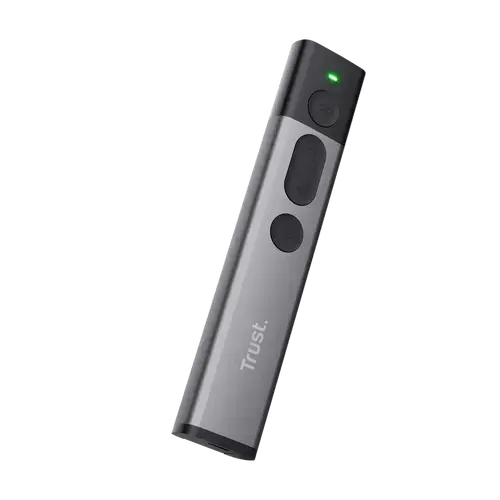 Presenter Wireless Trust Kazun, USB, conexiune wireless 30 metri (Gri)
