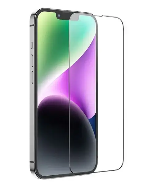 Folie de protectie Ecran HOCO pentru Apple iPhone 14 / 13 Pro / 13, Sticla Securizata, Full Glue, Neagra