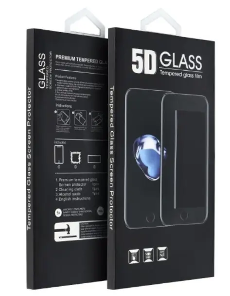 Folie de protectie Ecran OEM pentru Motorola Edge 50 Neo, Sticla Securizata, Full Glue, 5D, Neagra