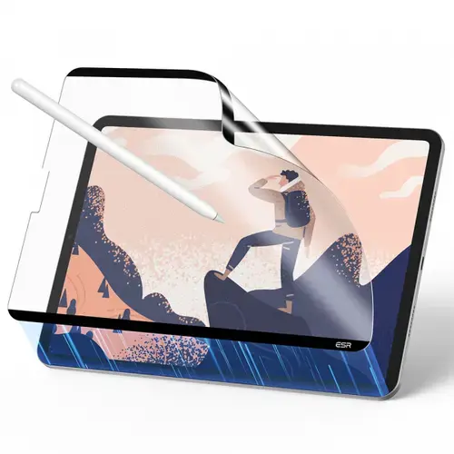 Folie de protectie Ecran ESR Paper Feel Magnetic pentru Apple iPad Air 13 (2025) / Air 13 (2024), Plastic (Transparent)