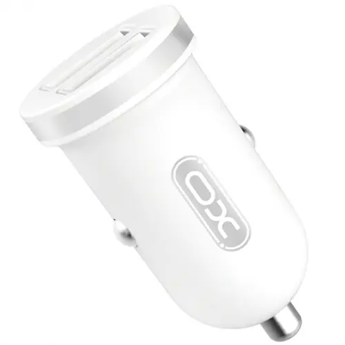 Incarcator Auto XO Design CC-18, 10.5W, 2.1A, 2 x USB-A (Alb)