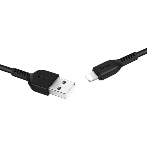 Cablu de date Hoco X20 Flash,  USB - Lightning, 1m, 2A, Negru