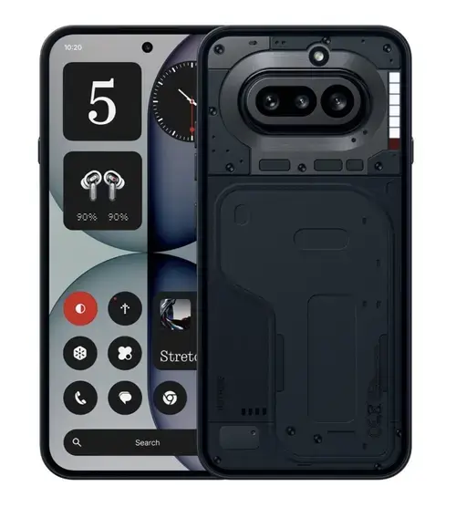 Telefon Mobil Nothing Phone 4a, Procesor Qualcomm SM7635-AC Snapdragon 7s Gen 4, AMOLED Capacitive Touchscreen 6.78inch, 8GB RAM, 128GB Flash, Camera Tripla 50+50+8MP, Wi-Fi, 5G, Dual Sim, Android (Negru)