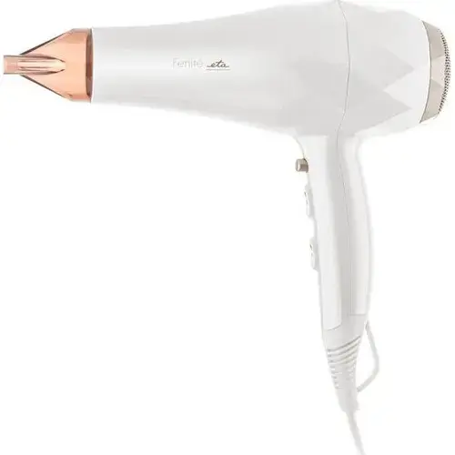 Uscator de par model Fenite, ETA, 2200 W, Ionizare, 2 Viteze (Alb)