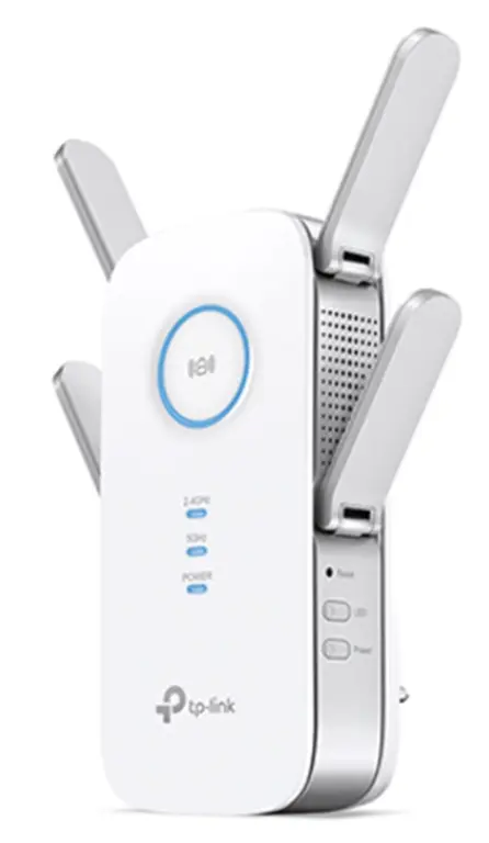 Range Extender Wireless TP-LINK RE650,  Gigabit, Dual Band, 2600 Mbps, 4 Antene externe (Alb)