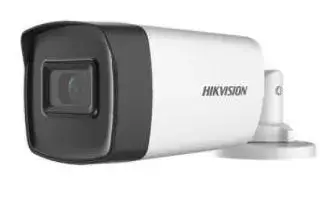 Camera supraveghere video Hikvision Turbo HD bullet DS-2CE17H0T-IT3FS2, 5MP, 2560×1944@20fps, 2.8mm (Alb/Negru)