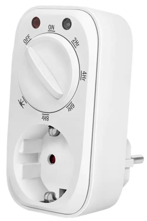 Priza inteligenta Logilink ET0012, Schuko x 1, conectare prin Schuko tata, 16 A, comutare mecanica a timpului 7 presetari (Alb)