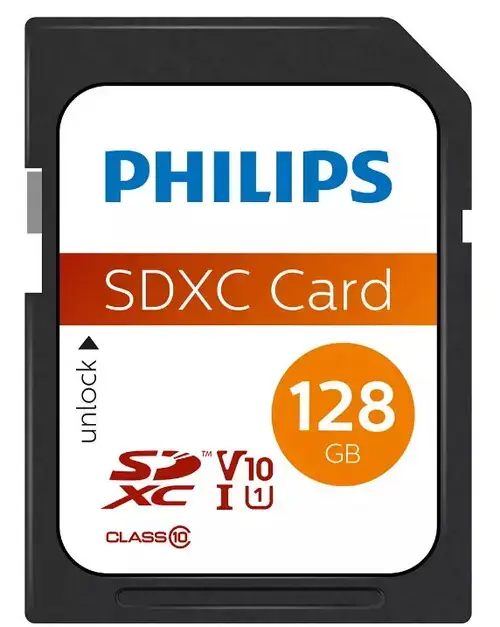 Card de memorie Philips FM12SD55B/00, SDXC, 128GB, Clasa 10, UHS-I U1