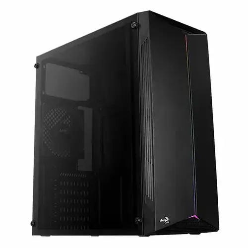 Carcasa Aerocool Split, MidTower,  Tempered Glass (Negru)