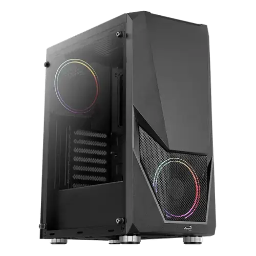 Carcasa Aerocool Zauron, ATX, Mid Tower, fara sursa, fixed RGB