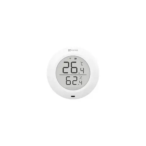 Senzor de Temperatura si Umididtate Ezviz CS-T51C-A0-BG; Baterie: CR2450; Voltaj: DC 3V; Protocol: ZigBee 3.0; Frecventa Wi-Fi: 2.4 GHz; Distanta Comunicare < 200M