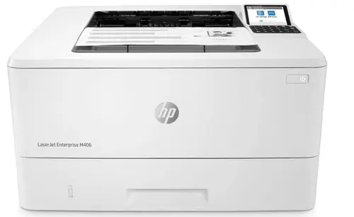Imprimanta Monocrom HP LaserJet Enterprise M406DN, A4, Retea, WiFi (Alb)