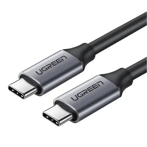 Cablu de date UGREEN, USB-C - USB-C, 60W, 1.5m, Negru