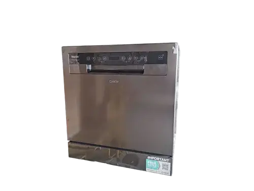 ​Masina de spalat vase compacta Candy RapidÓ CP 8F9FFA, 8 seturi, 8 programe, Clasa F, Wi-Fi, Express, Maxi-Ladle (Antracit​)