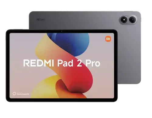 Tableta Xiaomi Redmi Pad 2 Pro, Procesor Snapdragon® 7s Gen 4 Mobile Platform Octa-Core, Ecran 2.5K 12.1inch, 8GB RAM, 256GB Flash, Wi-Fi, Bluetooth, HyperOS 2 (Gri)