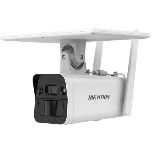 Camera supraveghere video exterior Hikvision DS-2XS2T41G1-ID/4G/C05S07(4MM), 4MP 2560x1440, Panou solar, 4mm, IR 30/10m, 4G, MicroSIM slot, Microfon, Difuzor, IP67
