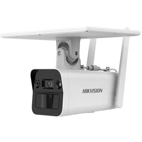 Camera supraveghere video exterior Hikvision DS-2XS2T41G1-ID/4G/C05S07(4MM), 4MP 2560x1440, Panou solar, 4mm, IR 30/10m, 4G, MicroSIM slot, Microfon, Difuzor, IP67