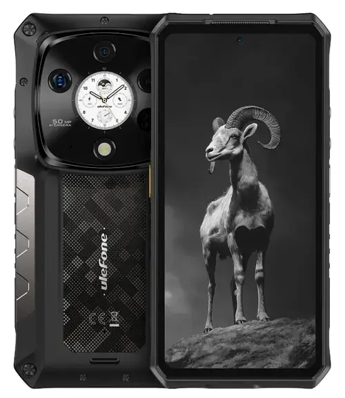 Telefon Mobil Ulefone Armor 28 Pro, Procesor MediaTek Dimensity 7300 Octa-Core, Ecran AMOLED touchscreen 6.67inch, 16GB RAM, 512 GB, Camera Tripla 50+64+50, Wi-Fi, 5G, Dual Sim, Android (Negru)