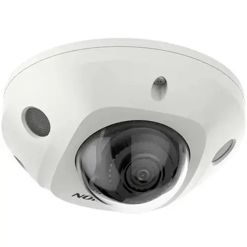 Camera supraveghere vide exterior IP Dome ColorVu Hikvision DS-2CD2527G2-LS28C, 2 MP, 2.8 mm, lumina alba 30, microfon, slot card, PoE, protectie perimetrala