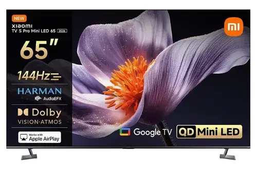 Televizor Mini LED Xiaomi S Pro 2026, 165 cm (65inch), Ultra HD 4K, Smart TV, WiFi, CI+