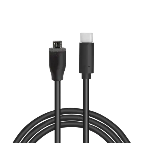Cablu alimentare si date LOGILINK CU0196, USB Type-C (T) la Micro-USB (T), 0.5m, 2x ecranat, conectori placati cu nichel, Negru