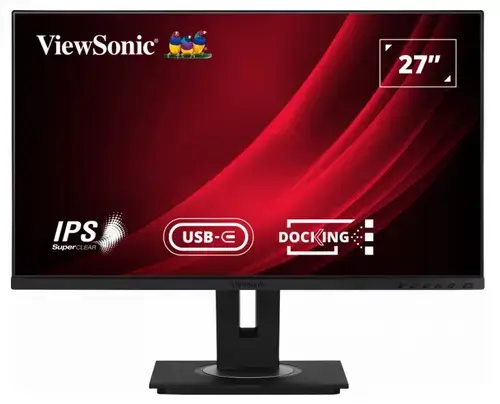 Monitor IPS LED ViewSonic 27inch VG2756-4K, Ultra HD (3840 x 2160), HDMI, DisplayPort, Pivot, Boxe (Negru)