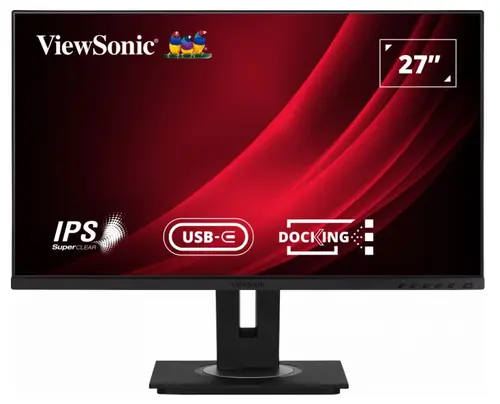 Monitor IPS LED ViewSonic 27inch VG2756-4K, Ultra HD (3840 x 2160), HDMI, DisplayPort, Pivot, Boxe (Negru)