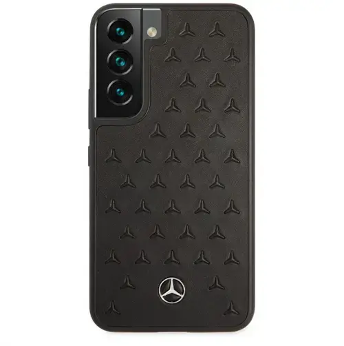Protectie Spate MERCEDES Quilted Hard pentru Samsung Galaxy S22 Plus (Negru)