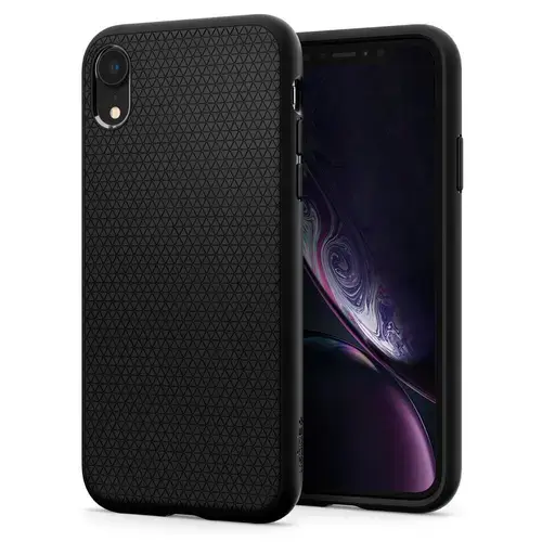 Carcasa Spigen iPhone XR Liquid Air, Matte Black