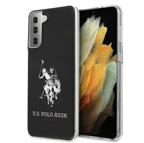 Protectie Spate US Polo Assn. USHCS21STPUHRBK pentru Samsung Galaxy S21 (Negru)