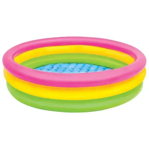 Piscina gonflabila Intex Sunset Glow, 114 x 25 cm (Multicolor)