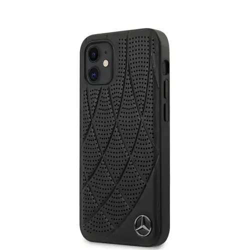 Protectie Spate Mercedes New Bow Line Collection pentru iPhone 12 Mini  (Negru)