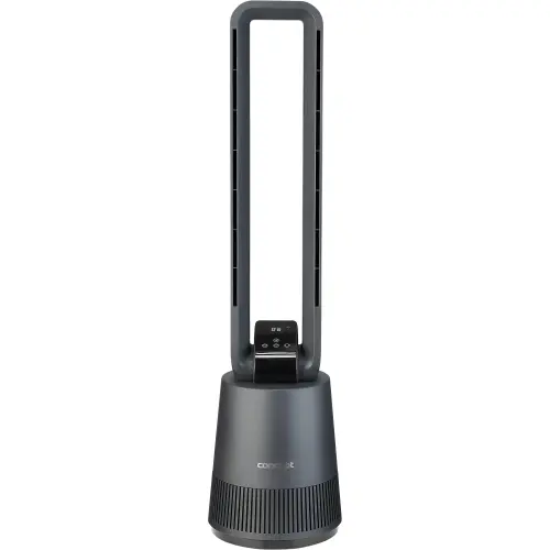Ventilator turn Concept VS5140, Putere 50 W, 3 trepte de viteza, Display LED, Timer, Telecomanda, Antracit