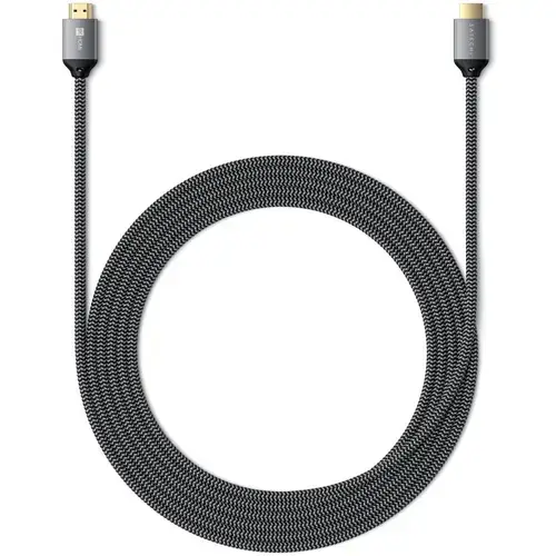 Cabllu HDMI Satechi 8K Ultra HD High 2m, impletit, Negru