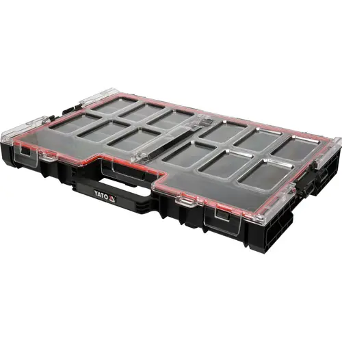 Organizator de scule Yato YT-09181, Plastic, 531x379x77 mm, Negru