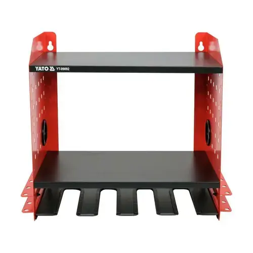 Raft organizare scule Yato YT-09092, Otel, 465x405x225mm, Negru/Rosu