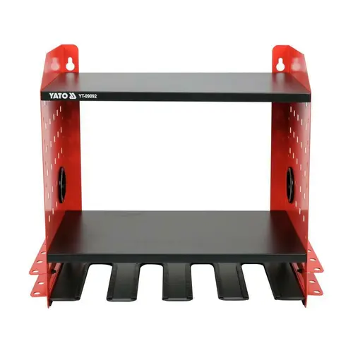 Raft organizare scule Yato YT-09092, Otel, 465x405x225mm, Negru/Rosu