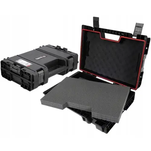 Cutie organizatoare modulara YATO YT-09171, 450x322x126mm, 11L, protectie IP44, pentru unelte electrice