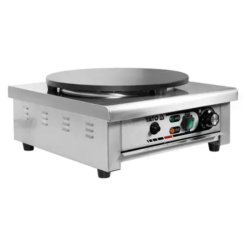 Aparat pentru preparat clatite Yato YG-04680, 3000W, diametru plita 40 cm, temperatura ajustabila